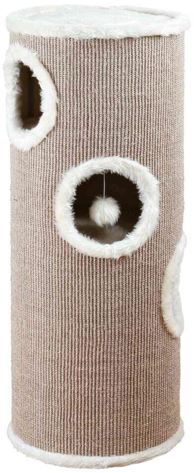 Trixie Edoardo Cat Tower, taupe/creme, 100cm