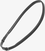 LeMieux neck strap, leather, black, one size