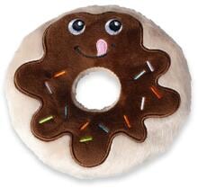 Karlie Donut Hundespielzeug, Plüsch, braun, 14x14x4cm