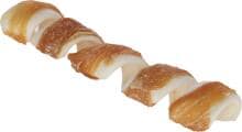 KERBL Pet Rinderhaut Kauspirale mit Hühnchen, 20cm