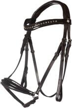 HKM Carolin Snaffle, brown, pony