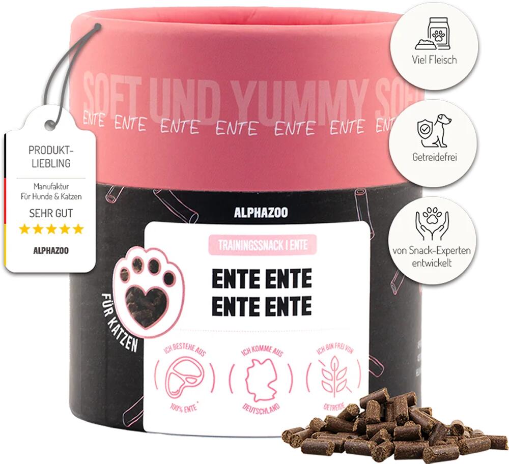 alphazoo Ente Ente Ente Ente Katzensnacks, 65g