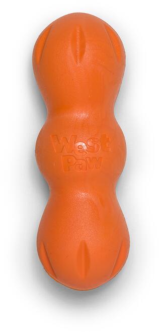 WestPaw Rumpus Hundespielzeug, orange, S, 13cm