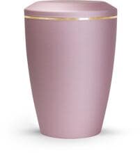 Urna per animali Völsing Lina Edition, fascia dorata spazzolata, velvet rosé, 2,8 L