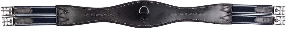 HKM Dallas Sattelgurt, schwarz, 110cm