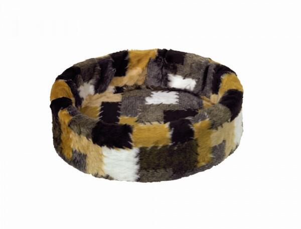 Nobby Patchwork Plüschbett, 60 cm