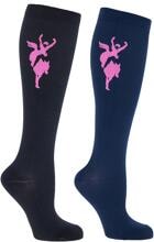 Covalliero Janne compression riding sock, pack of 2