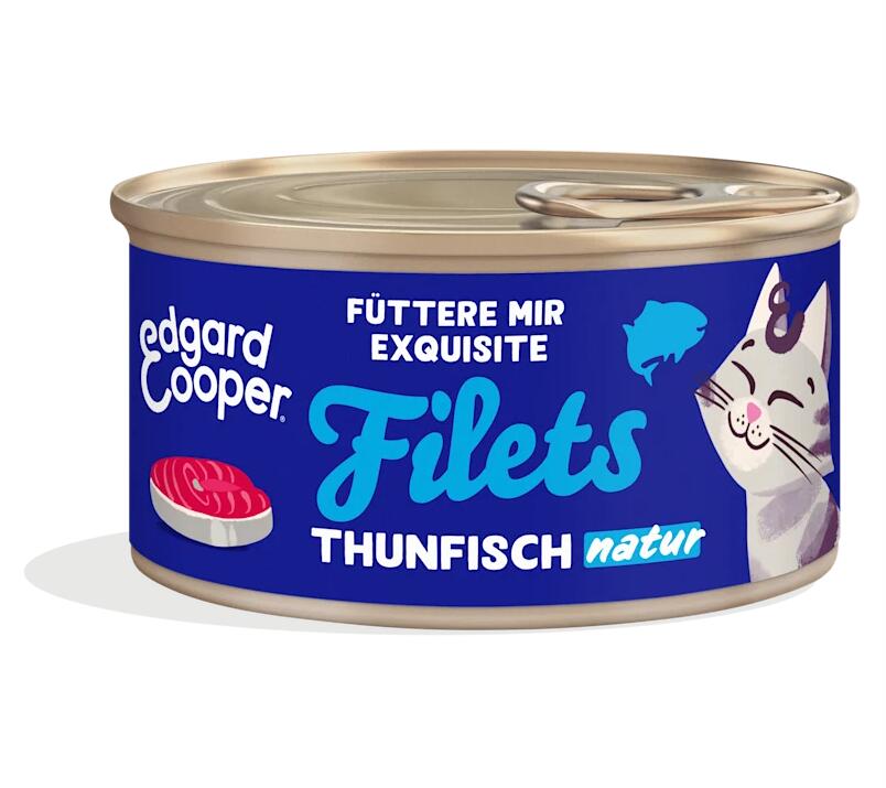 Edgard Cooper Filets Nassfutter, 24x70g, Thunfisch