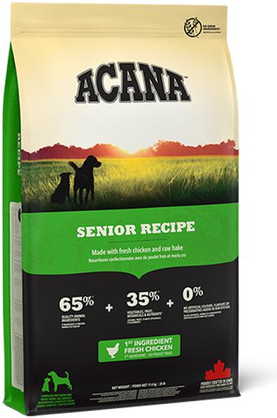 Acana Heritage Dog Senior Hundefutter, getreidefrei, 6kg