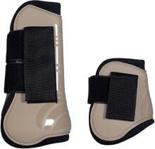 HKM Genua set di stivali/scarpe da salto, 4 pezzi, sabbia, pony