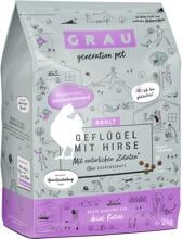 grau | Geflügel mit Hirse | 2 kg glutenfreies Katzenfutter