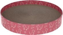 KERBL Pet Circle tiragraffi in cartone per gatti, rosa, Ø34cm