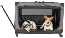 Knuffelwuff Aberdeen Hunde-Trolley, faltbar, 49x72x56cm