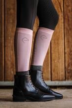 EQUITHÈME Compet Je t"aime Socken, altrosa/anthrazit, 31-35, 2 Stück