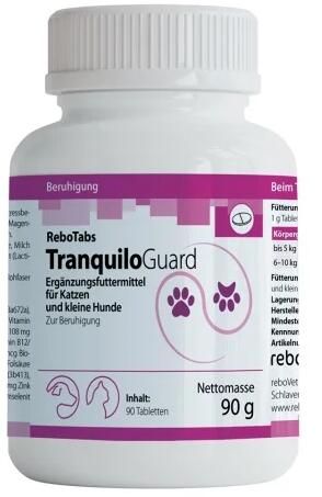 reboVet TranquiloGuard für Katzen und kleine Hunde, 90g