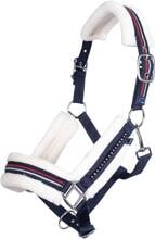 Cavezza HKM Equine Sports Style, blu scuro, warmblood