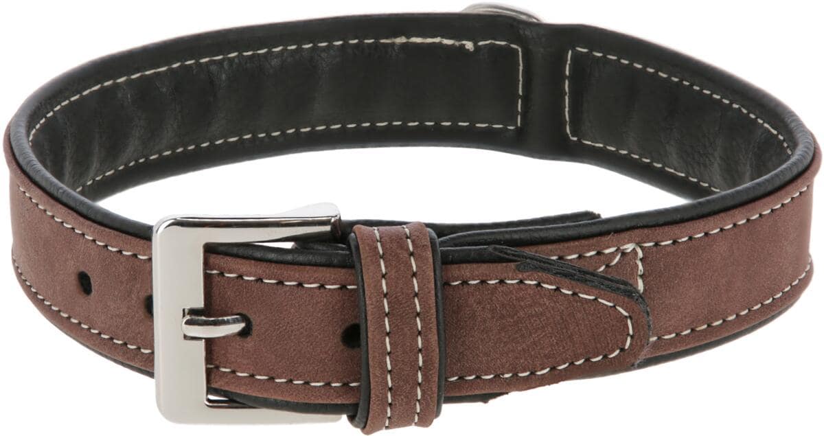 KERBL Pet California Halsband, braun, 35mm, 50-58cm