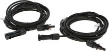 KERBL Hobbyfarming set di cavi di prolunga per pannelli solari, 2x5m, 100W/45W