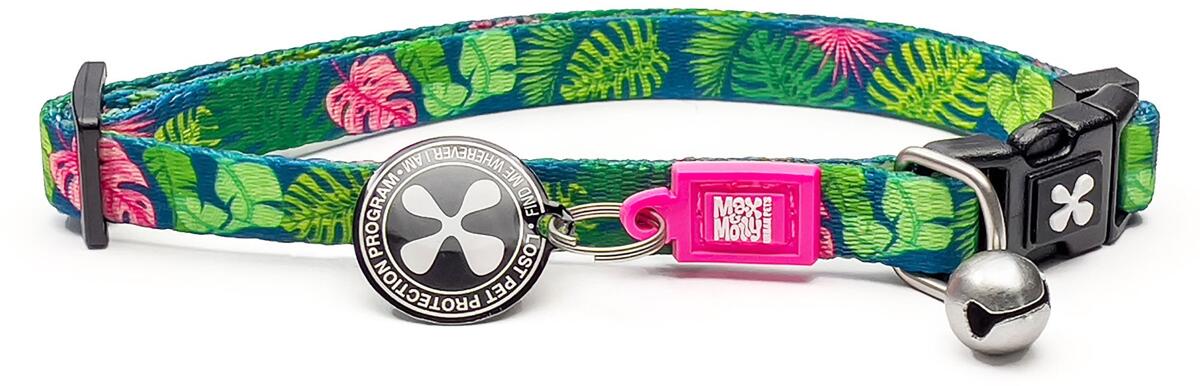 Max & Molly Smart ID Katzenhalsband, One Size, Tropical