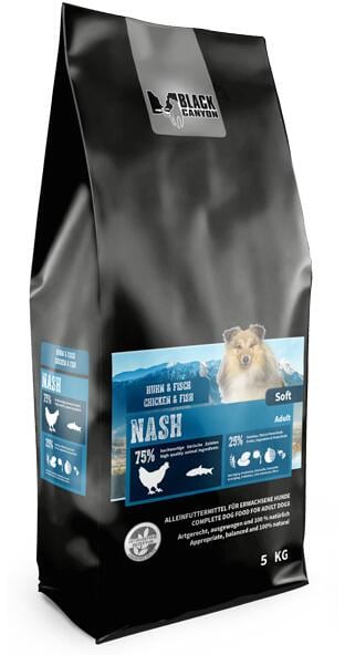 Black Canyon Nash Soft Trockenfutter mit Huhn & Fisch, 5kg