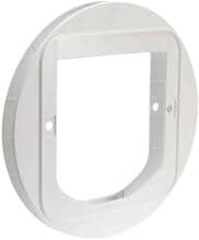 Trixie SureFlap mounting adapter for free-range door #38530, ø28.5cm, white
