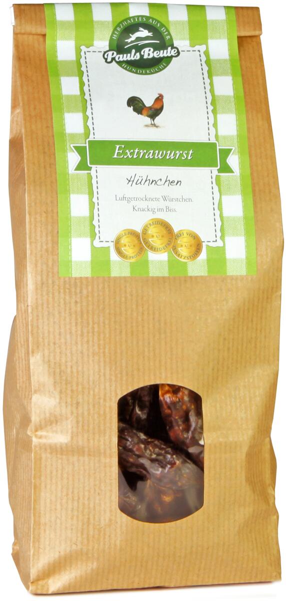 Pauls Beute Extrawurst Huhn, luftgetrocknet, 500g