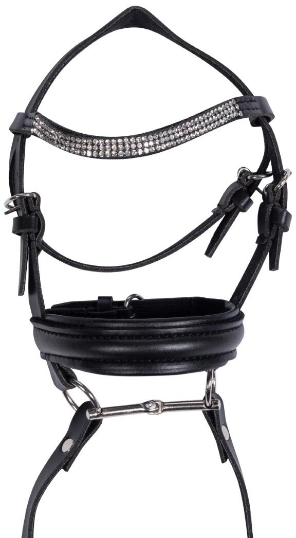 HKM Cuddle Pony Trense, schwarz