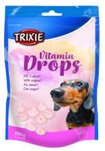 Trixie Vitamin Drops mit Joghurt | 200g Hundesnack