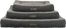 Cuscino Trixie Bendson Vital, quadrato, 100x70cm, grigio scuro/grigio chiaro
