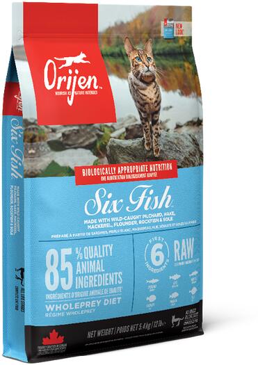 Orijen Cat Six Fish Trockenfutter, 5,4kg