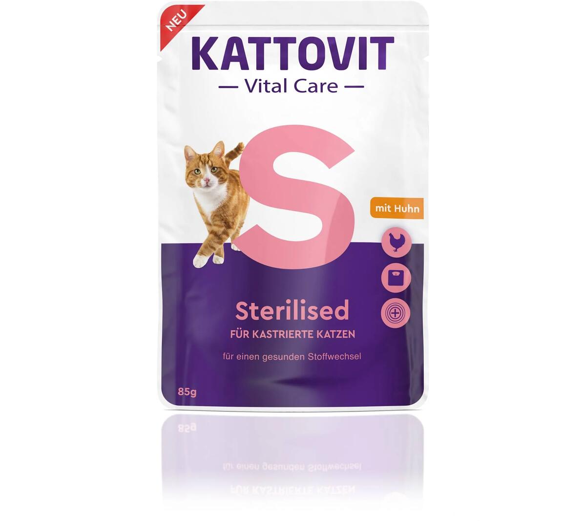 Kattovit Diet Vital Care Sterilised Nassfutter, 24x85g