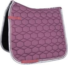Cuscinetto da sella HKM Crystal Fashion, viola scuro, pony eventing