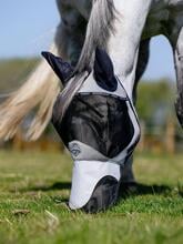 LeMieux Kudos AeroGuard Fly Mask, full-coverage, navy, XL