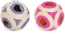 Karlie Sisal Katzenspielzeug Ball, sortiert, 11cm