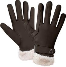 ELT St. Moritz Reithandschuh, espresso, XS