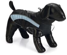 beeztees Cappotto per cani Saby, nero/azzurro, 44cm