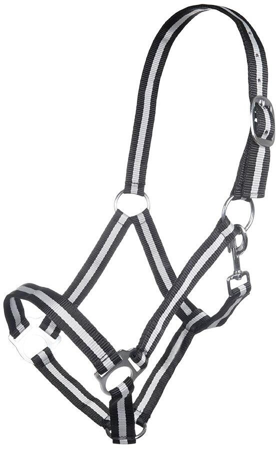 HKM Budapest Halfter, schwarz/silber, Warmblut