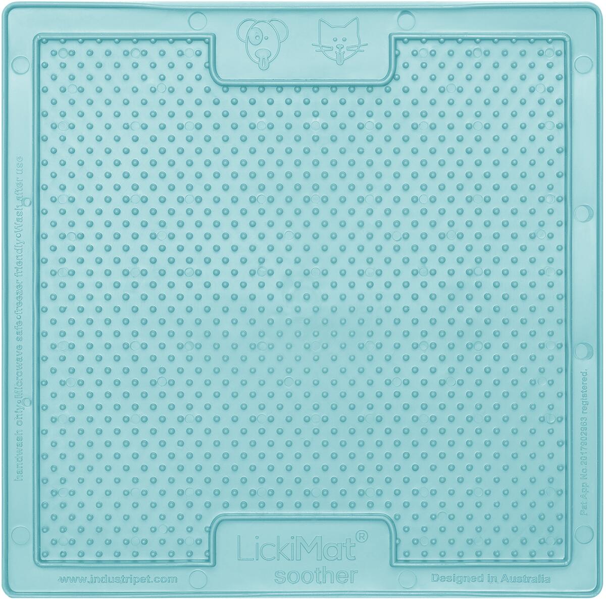 LickiMat Soother Futtermatte, 20x20cm, mint
