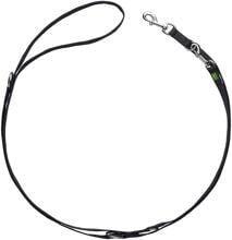 HUNTER Extra Long Führleine, verstellbar, schwarz, 20mm/300cm