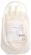 Sacca per donazione di sangue KRUUSE CPDA, con raccordo saldato, 500 ml, 1,6 x 40 mm