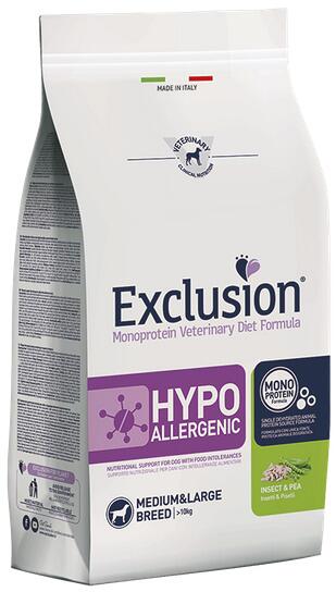 Exclusion Hypoallergenic Trockenfutter, Insekt & Erbse, groß, 12kg