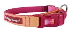 Happy House Rainbow Halsband, Nylon, orange/rosa, S