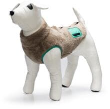 beeztees Teddy Hundemantel, taupe, 32cm