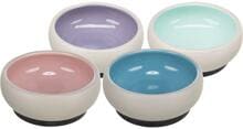 Ciotola Trixie, ceramica/gomma, 0,3L/ø11cm, colori assortiti