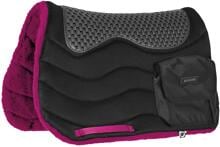 Gualdrappa da trekking Burioni con tasche, TT/Pile HD + Piuma Pad, fucsia