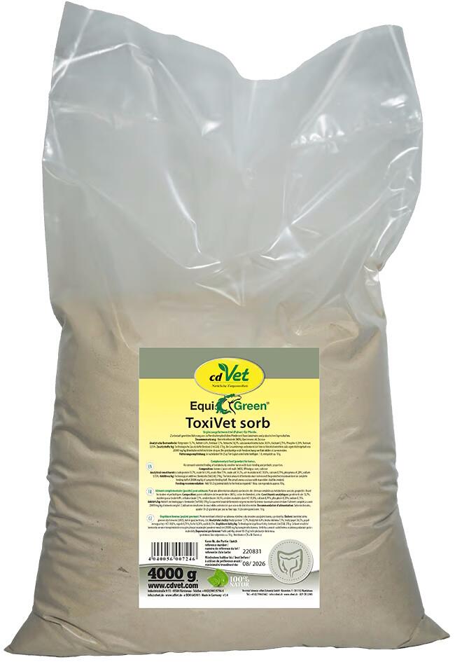 cdVet EquiGreen ToxiVet sorb Ergänzungsfutter, 4kg