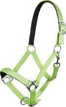 HKM Stars Softice cavezza, fodera morbida, verde neon, warmblood