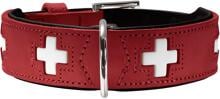 Collare HUNTER Swiss, rosso/nero, taglia L, 65 cm