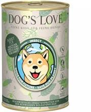 DOGS LOVE Nassfutter Insekt PUR, 6x400g
