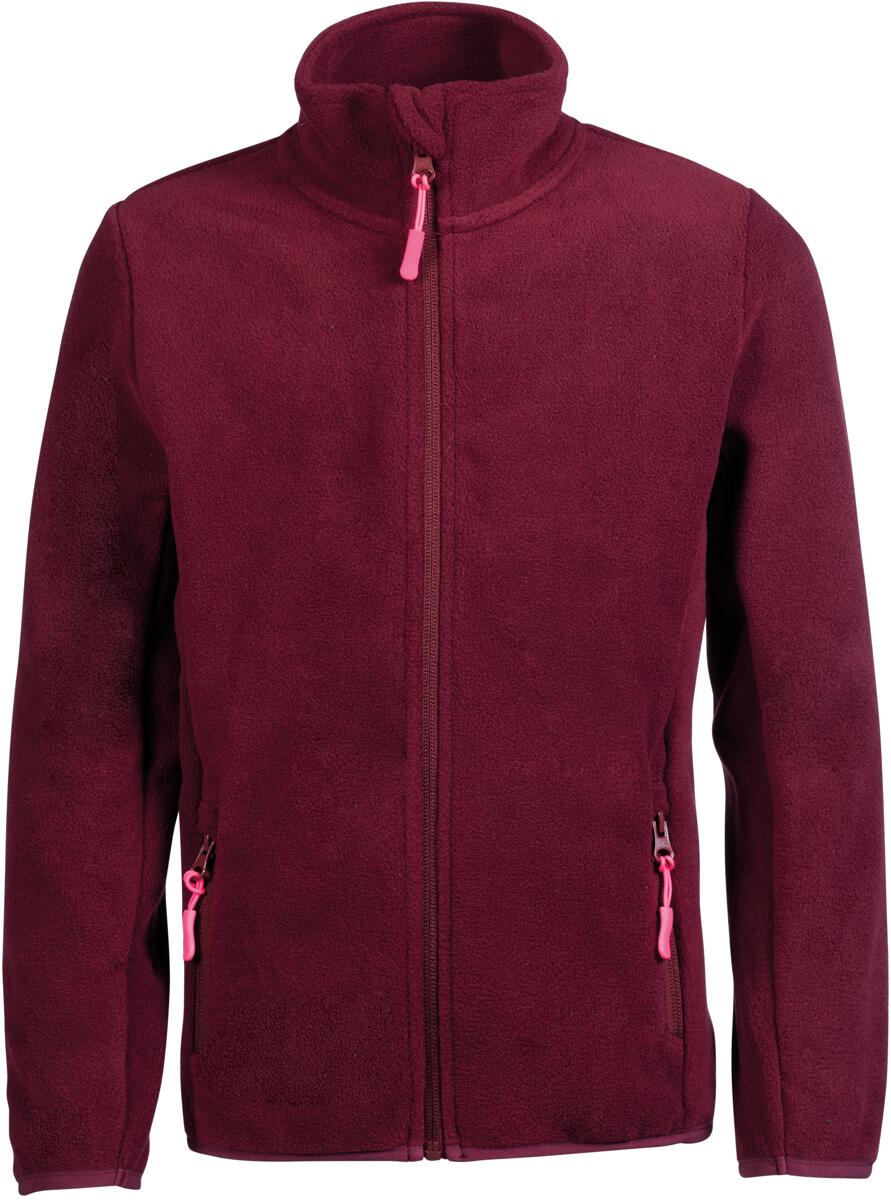 HKM Anni Fleecejacke, weinrot, 158/164